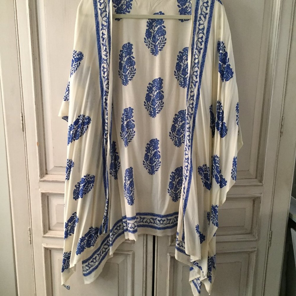 Paisley Boho Kimono Kaftan - Picture 2 of 10